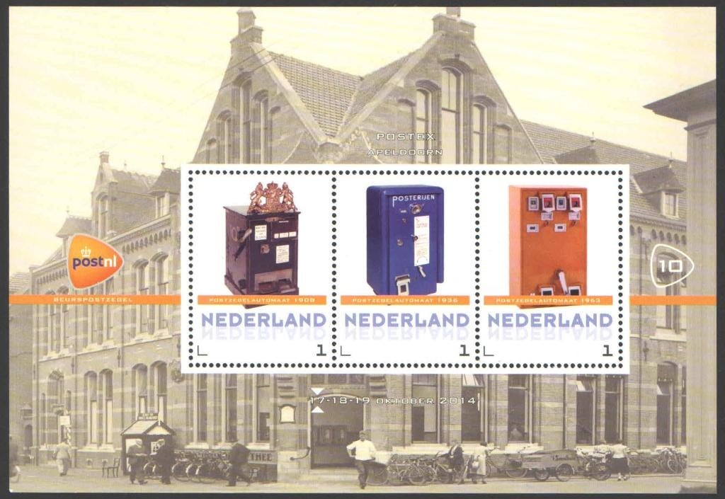 Postzegels Postex Apeldoorn 2014 (10), Ophalen of Verzenden, Na 1940, Postfris