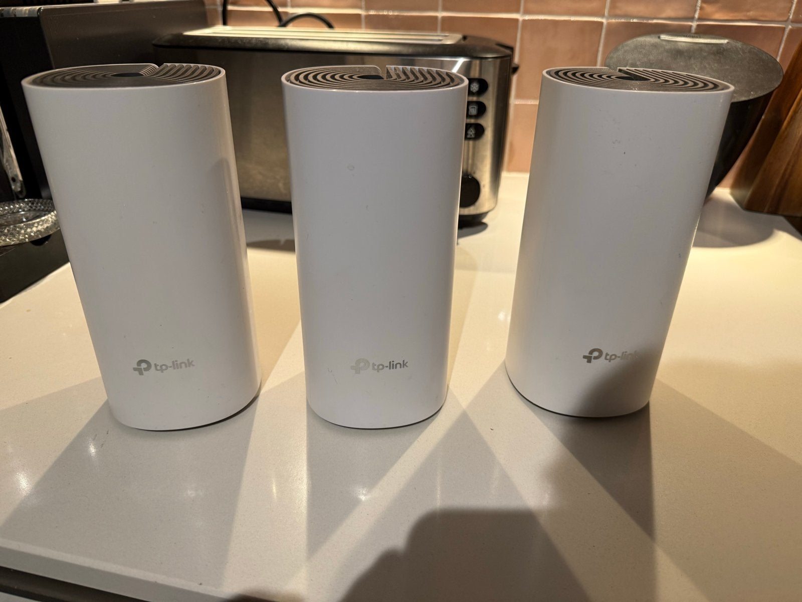 TP-Link Deco E4R Mesh WiFi Systeem (3-pack), Ophalen of Verzenden, Zo goed als nieuw, Router
