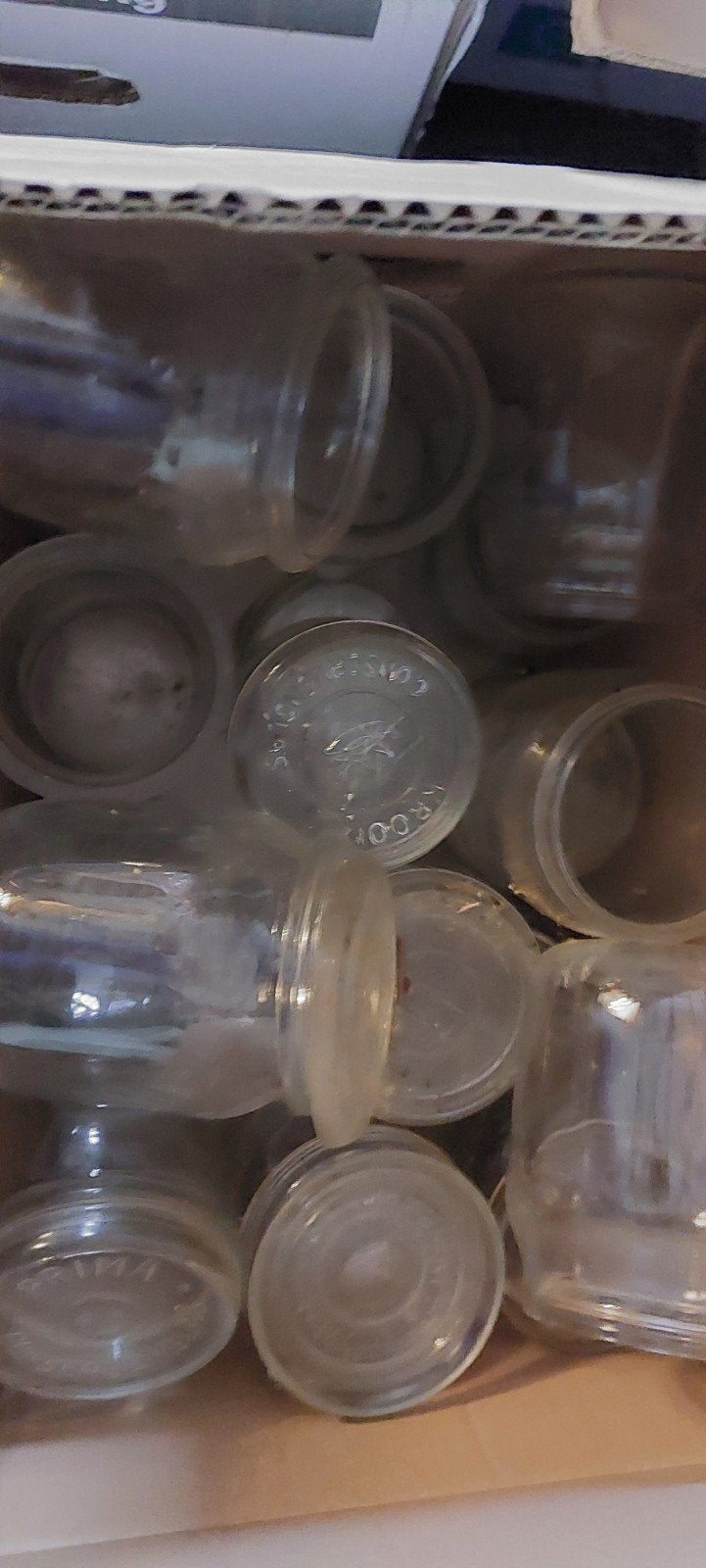 6 dozen met weckflessen, Ophalen, Nieuw, Glas, Pot, Bus of Blik