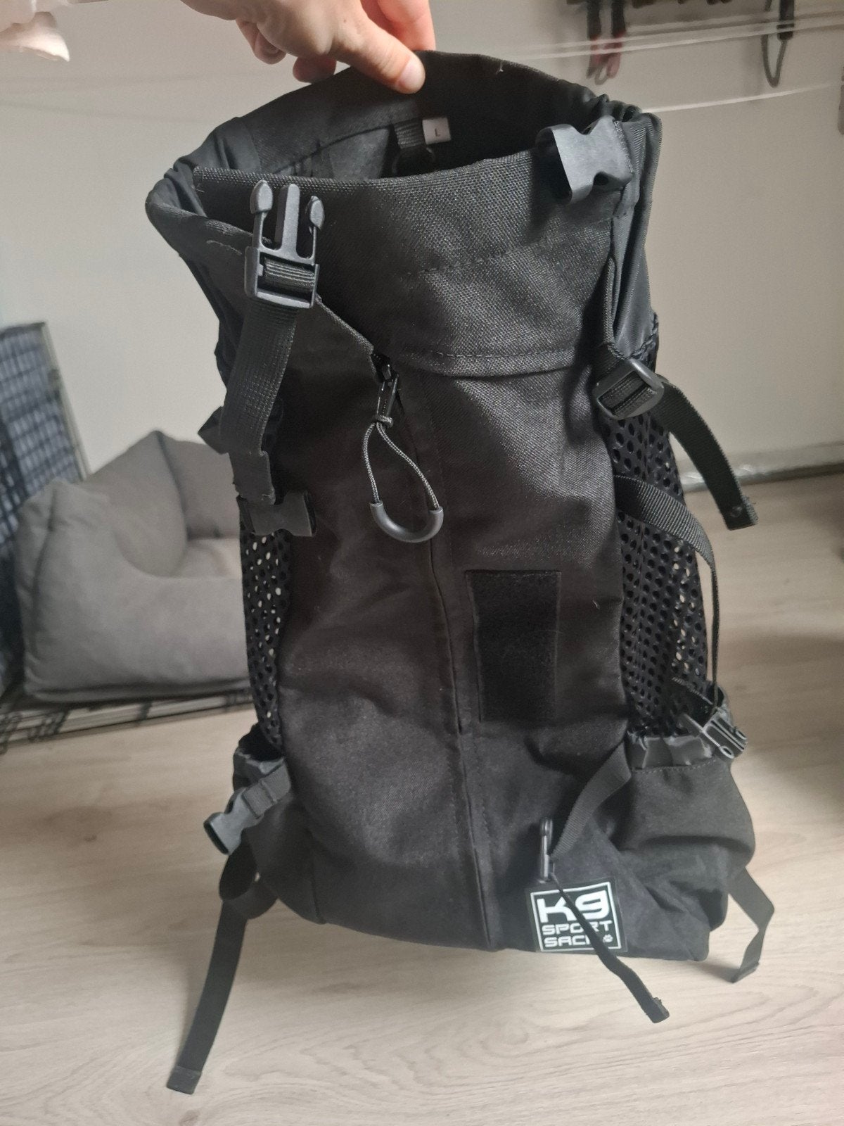 K9 Sportsack Air 2 Jet Black voor hond rugzak, Ophalen of Verzenden, Zo goed als nieuw