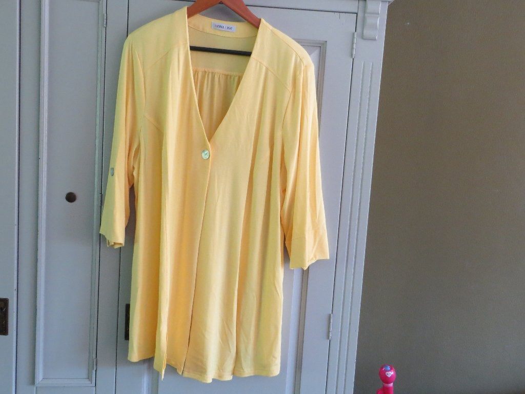 Nieuw Vestje / Top van het merk Mona Lisa maat 50, Kleding | Dames, Grote Maten, Geel, Nieuw, Mona lisa, Shirt of Top