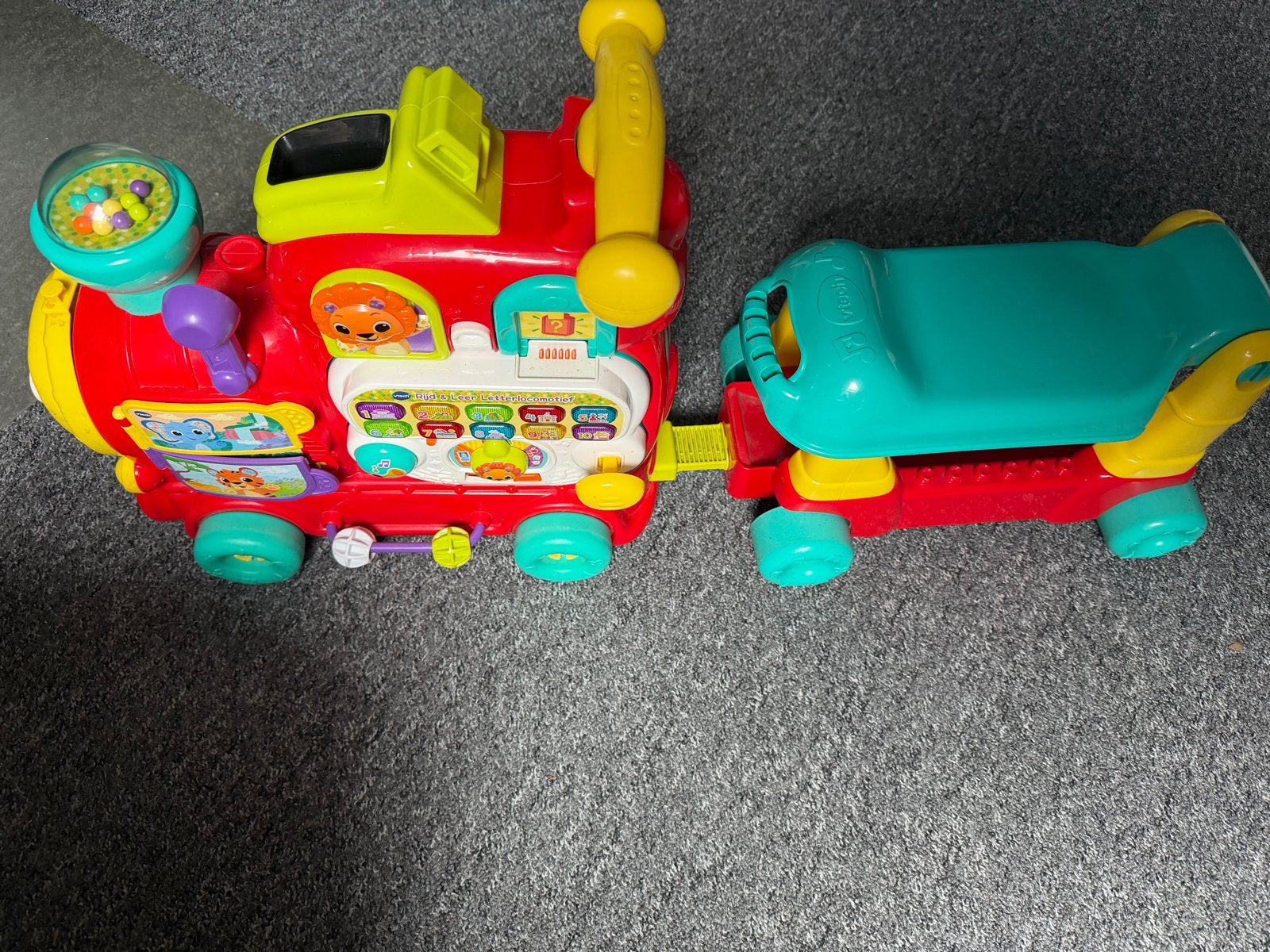 VTech Rij & Leer Letterlocomotief - Educatief Speelgoed, Ophalen, Gebruikt
