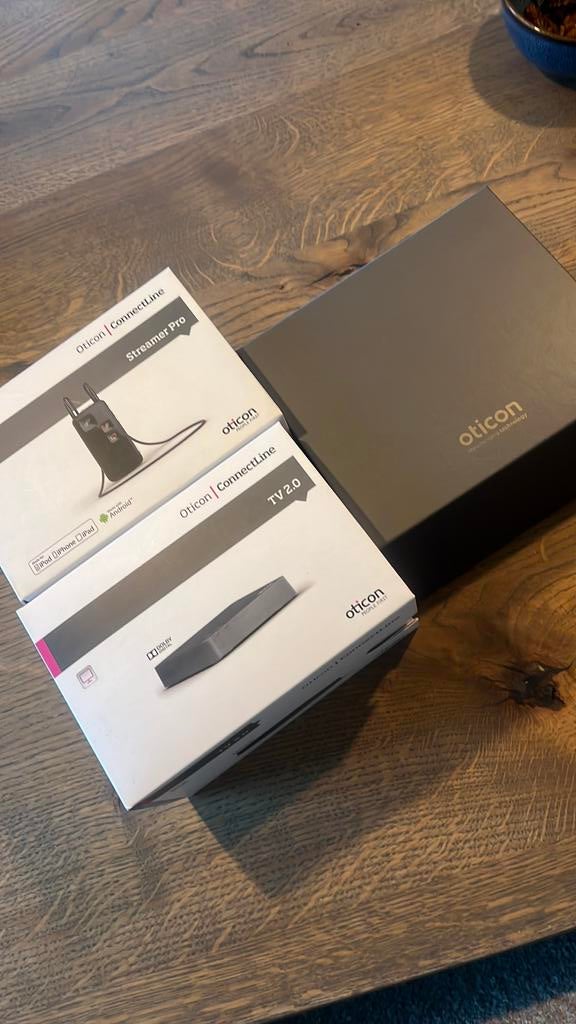 Gehoortoestellen en Oticon Stremer Pro en Oticon connectline, Diversen, Verpleegmiddelen, Ophalen of Verzenden, Zo goed als nieuw