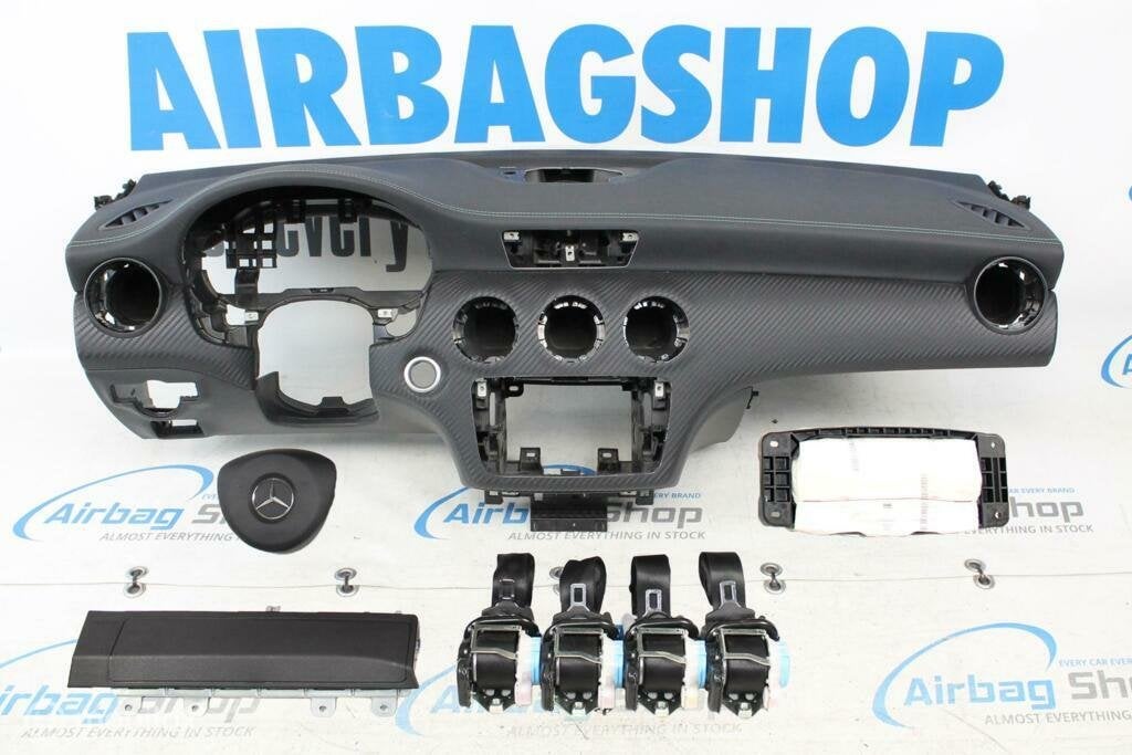 Airbag set Dashboard groen Mercedes A klasse W176 facelift, Auto-onderdelen, Gebruikt, Ophalen of Verzenden