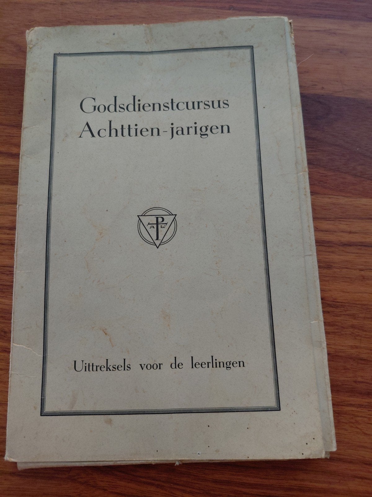 Godsdienstcursus Achtien-jarigen, Ophalen of Verzenden, Gelezen