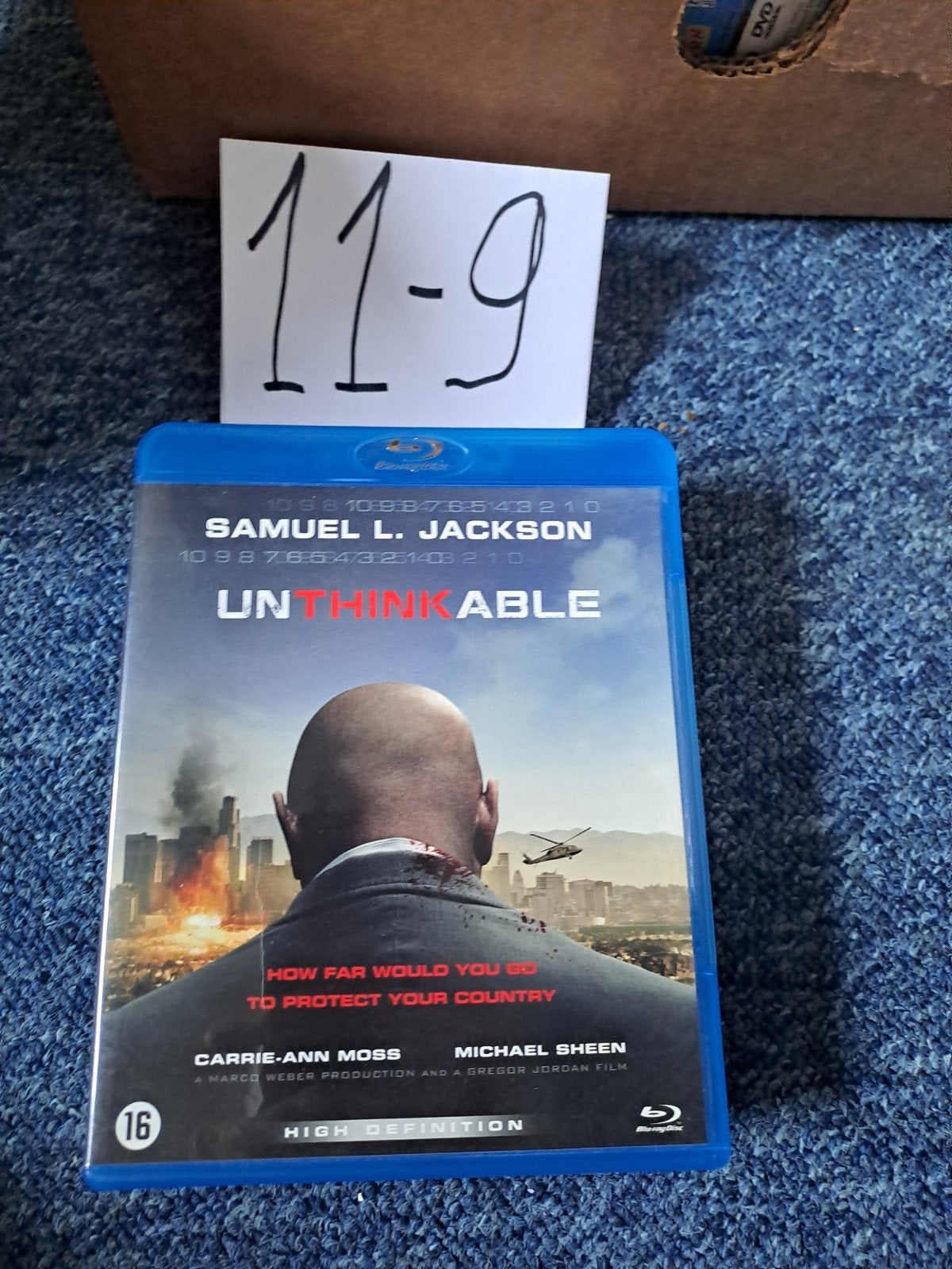 Unthinkable Blu-ray met Samuel L. Jackson, Cd's en Dvd's, Blu-ray, Gebruikt, Vanaf 16 jaar, Film, Ophalen of Verzenden