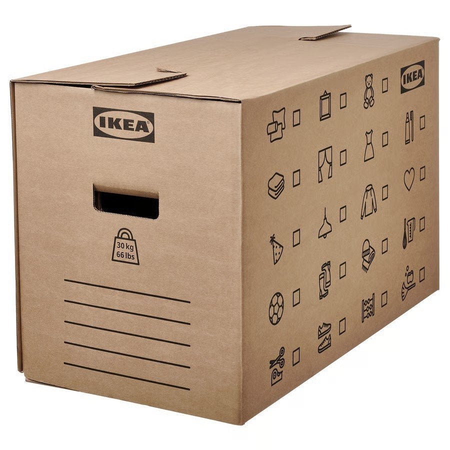 22 verhuisdozen te koop - IKEA, Action en Praxis, Doe-het-zelf en Verbouw, Ophalen, Doos, Minder dan 35 cm, Minder dan 50 cm