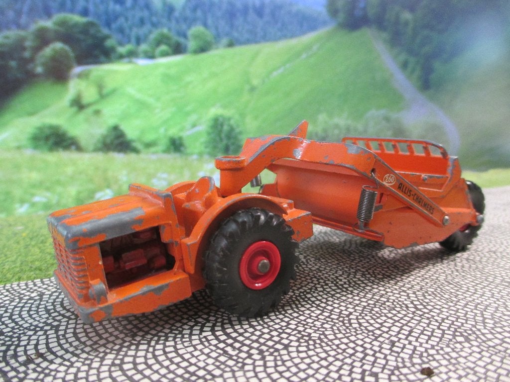 1:70 Allis-Chalmers Motor Scraper Lesney King Size K6 '64-66, Ophalen of Verzenden, Gebruikt, Auto