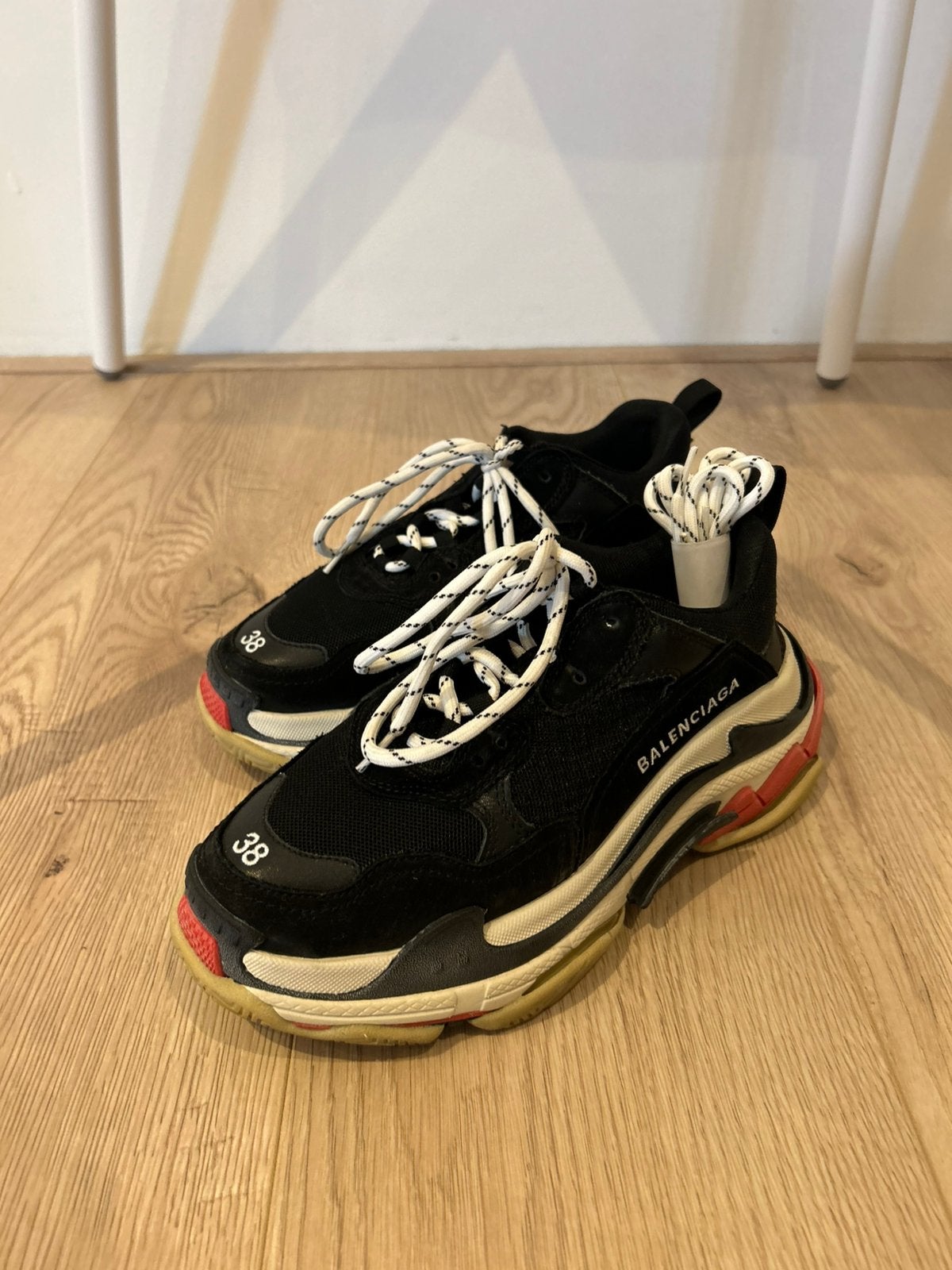 Balenciaga schoenen maat 38, Kleding | Dames, Ophalen of Verzenden, Zo goed als nieuw, Zwart