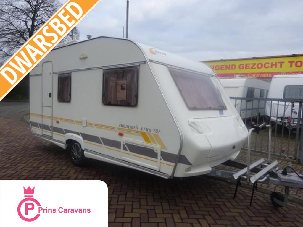 Delta 4100 TSF, Caravans en Kamperen, Caravans, Bedrijf, tot en met 4, 750 - 1000 kg, Overige, Delta, Dwarsbed, Overige typen