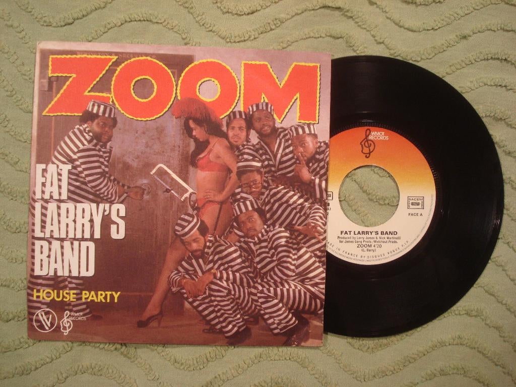 Fat Larry’s Band 7" Vinyl Single: ‘Zoom’ (Frankrijk), 7 inch, Single, Ophalen of Verzenden, Zo goed als nieuw