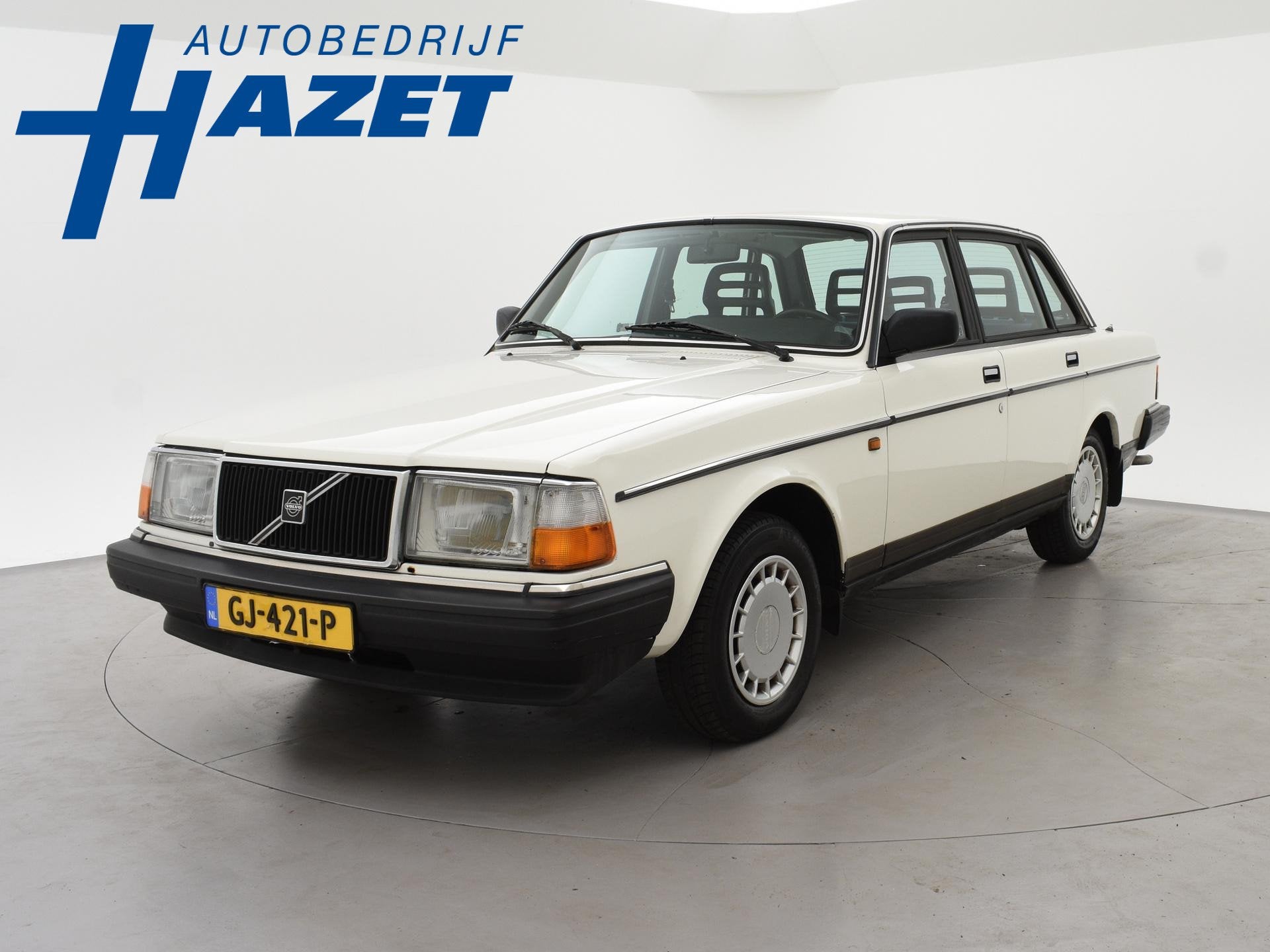 Volvo 240 2.3 GL INJECTION SEDAN 1990 *163.024 km*, Gebruikt, 4 cilinders, 116 pk, Wit