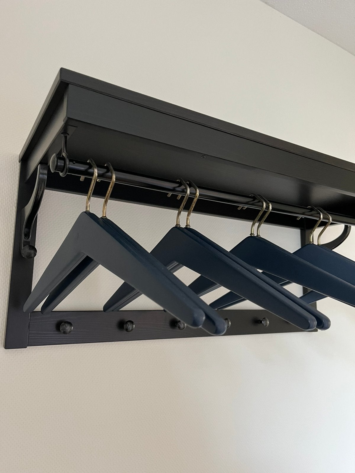 Kapstok 85 breed inclusief hangers, Zo goed als nieuw, Minder dan 100 cm, Hout, Ophalen