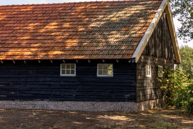 Zwarte schaaldelen, Doe-het-zelf en Verbouw, Hout en Planken, Ophalen, Minder dan 25 mm, Zo goed als nieuw, Plank