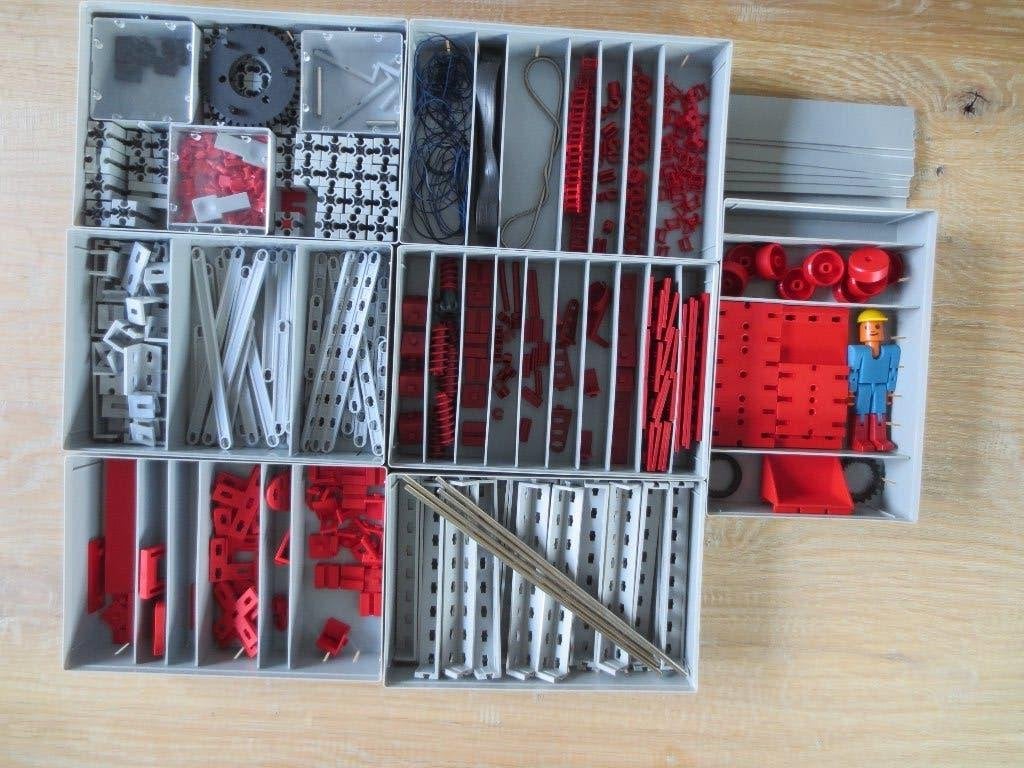 Fischer Technik : Verschillende Hobby dozen met voorbeelden, Ophalen of Verzenden, Zo goed als nieuw