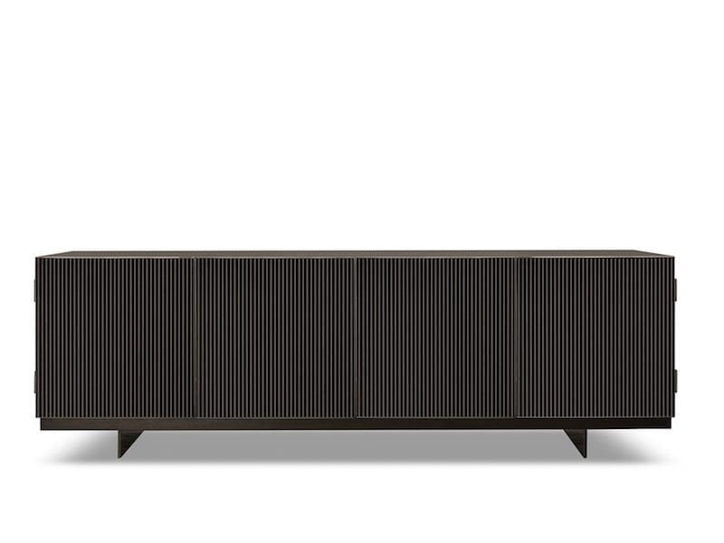 Minotti Daylon Sideboard Dressoir tv kast showmodel LP 14000, Overige houtsoorten, Minotti, Nieuw, Ophalen of Verzenden