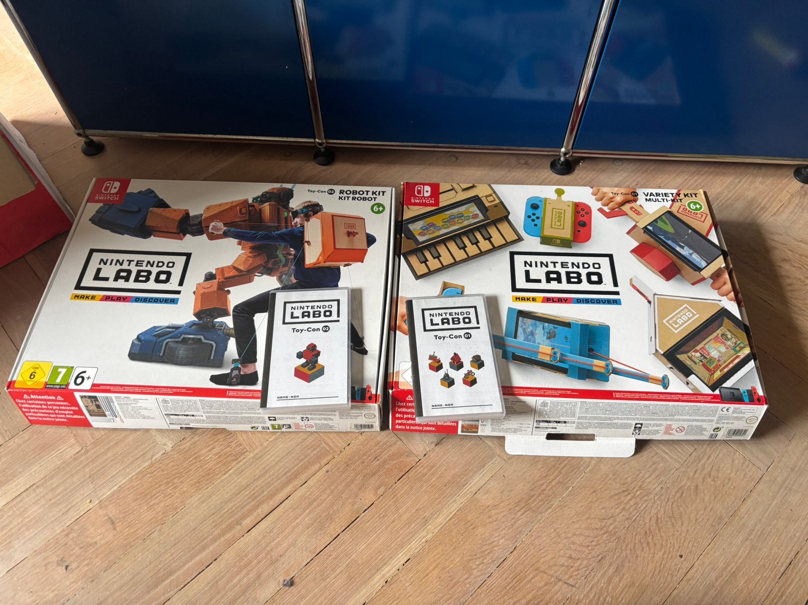 Nintendo Labo spellen 2x, Ophalen, Puzzel en Educatief, 1 speler, Zo goed als nieuw
