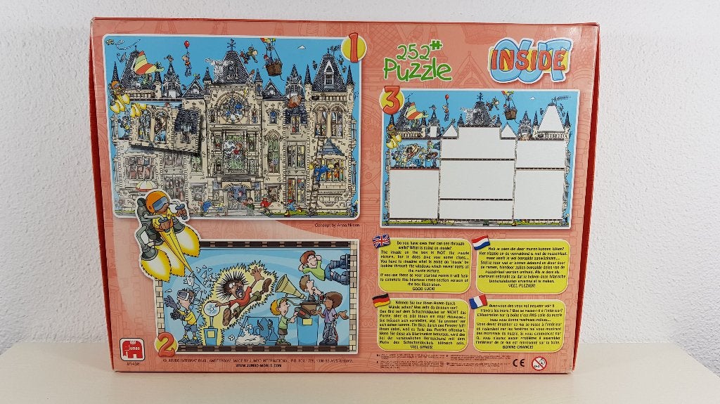 Museum Kapriolen, Jumbo puzzel Inside Out. 6A5, Ophalen of Verzenden, 500 t/m 1500 stukjes, Gebruikt