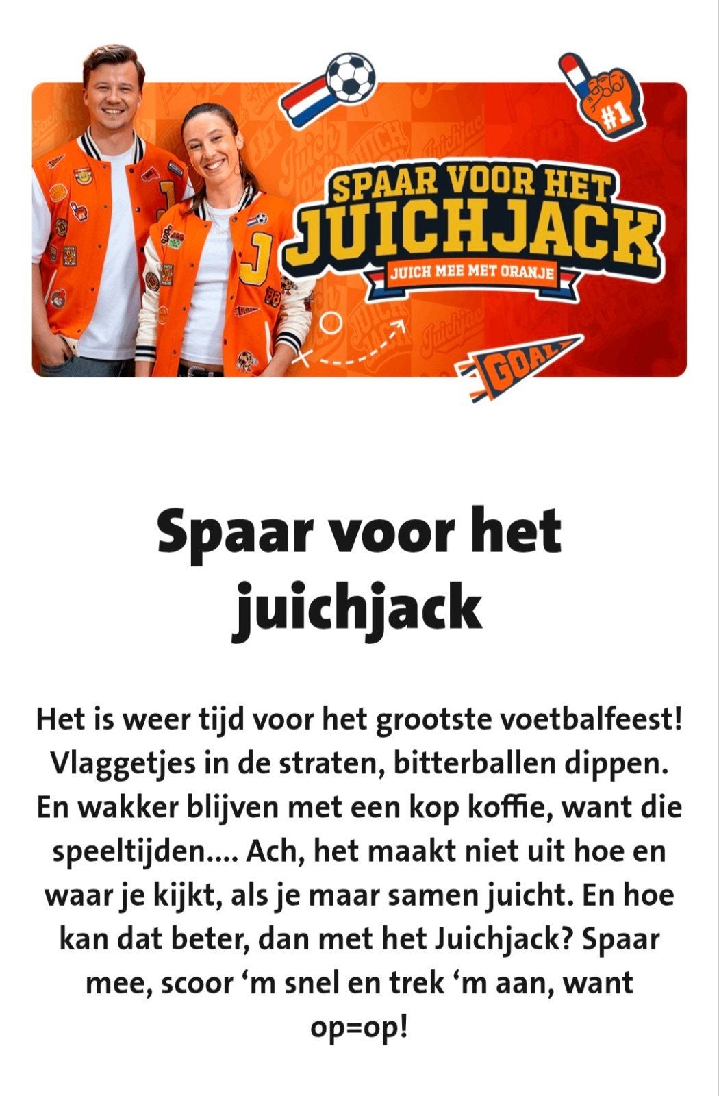 1 volle spaarkaart Jumbo Juichjack zegels, Jumbo, Ophalen of Verzenden
