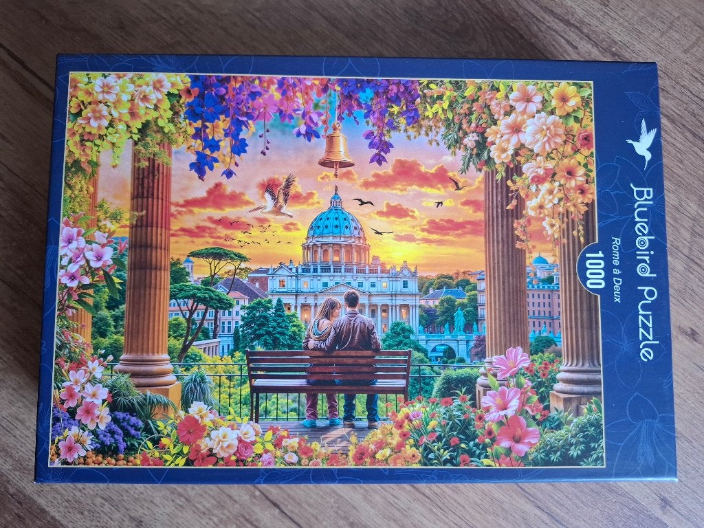 BLUEBIRD Puzzel - Rome a Deux - 1000 Stukjes, Ophalen of Verzenden, 500 t/m 1500 stukjes, Zo goed als nieuw, Legpuzzel