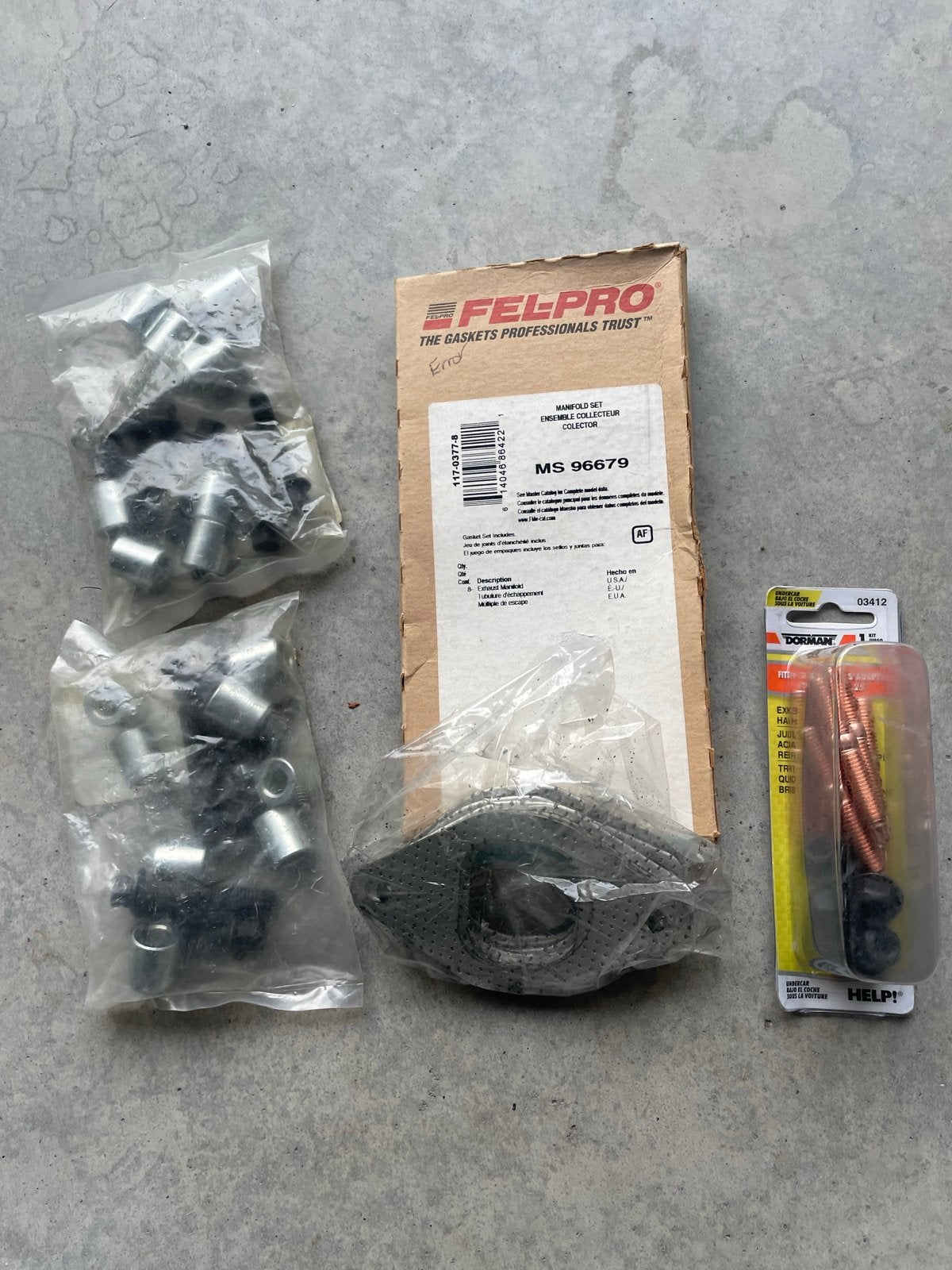 Ford F-150 Uitlaatspruitstuk Pakkingen & Bouten Set, Auto-onderdelen, Ophalen of Verzenden, Nieuw, Ford