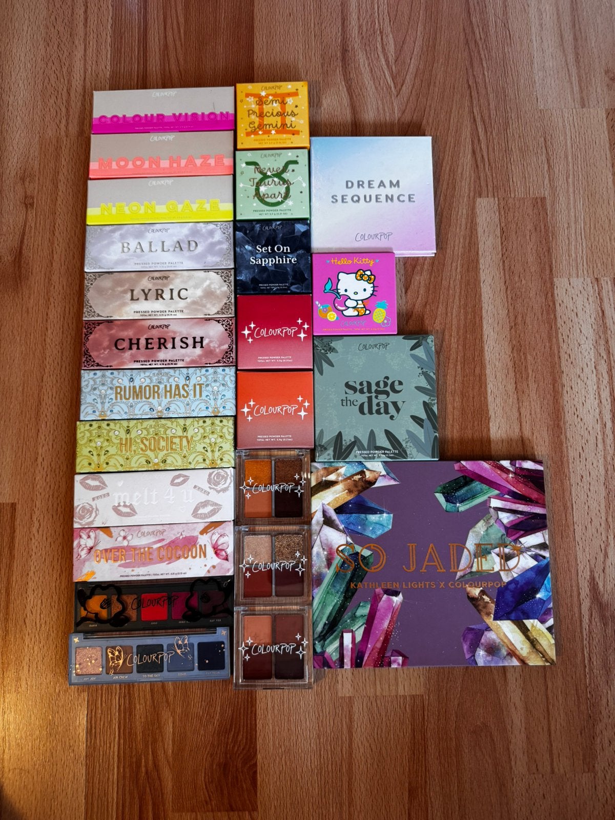 Diverse Colourpop Paletten - Oogschaduw Collectie, Gebruikt, Ophalen of Verzenden, Make-up, Overige kleuren