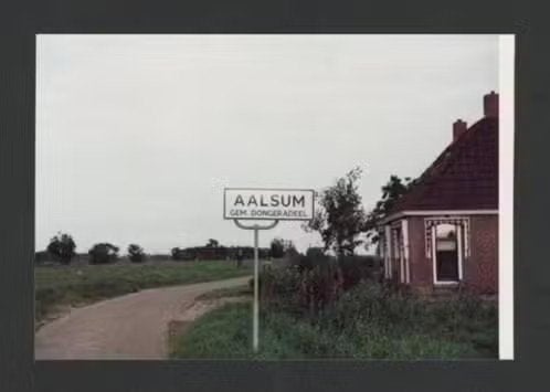 Foto Aalsum Gemeente Dongeradeel Boerderij Jaren 80., 1980 tot heden, Foto, Ophalen of Verzenden, Zo goed als nieuw