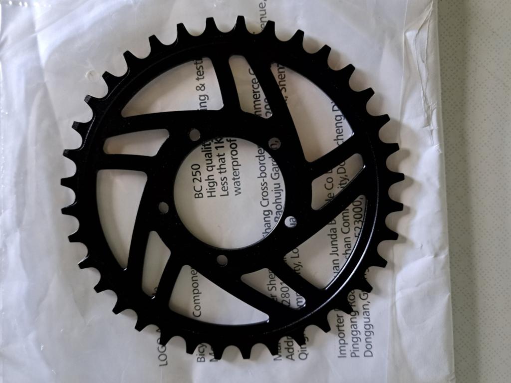 Bafang tandwiel 36T BBS kettingwiel Overbodig ongebruikt, Ophalen, Elektrische fiets, Motor