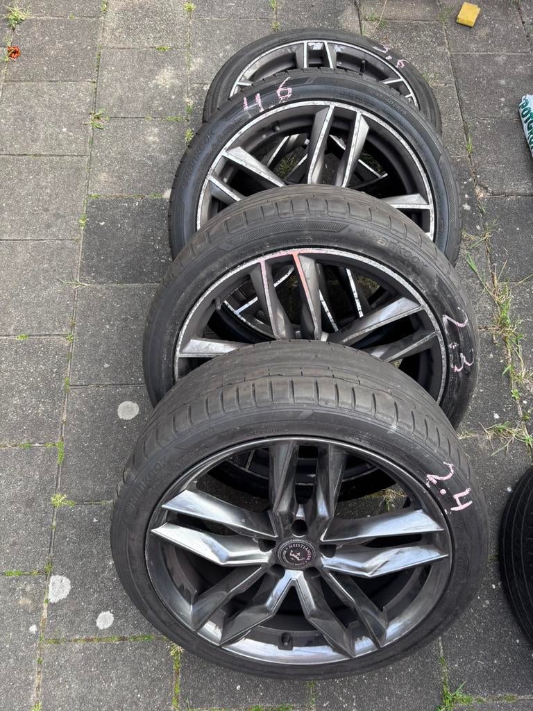 19” zomerbanden met lm velgen 5x112, Ophalen