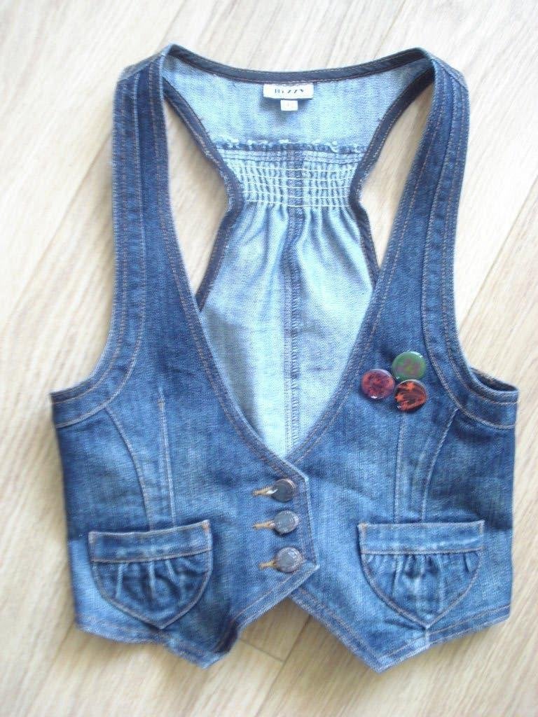 Nieuwe spijker gillet met 3 buttons, Kinderen en Baby's, Ophalen of Verzenden, Nieuw, Meisje, Overige typen