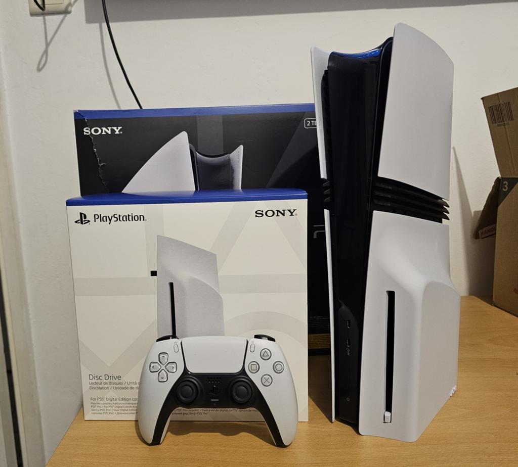 ZGAN PlayStation 5 Pro 2TB Disk + Garantie + 11 Games, Ophalen of Verzenden, Zo goed als nieuw, Playstation 5