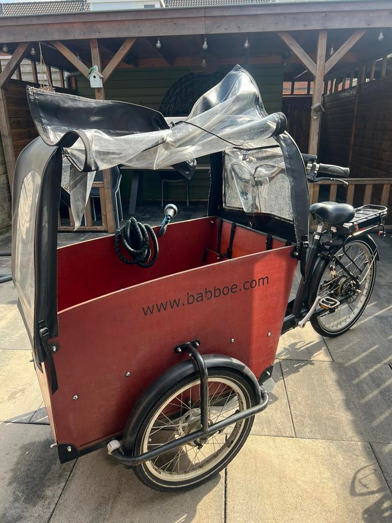 Babboe e-Big, Fietsen en Brommers, Fietsen | Bakfietsen, Ophalen, Gebruikt, 4 kinderen of meer, Elektrisch
