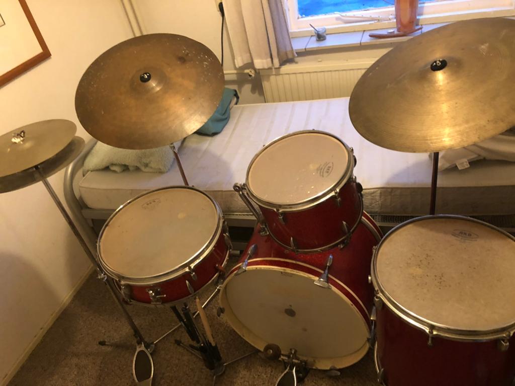 Tromsa Vintage drumset, Ophalen, Gebruikt, Overige merken