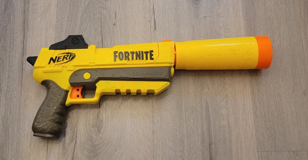 Nerf pistool speelgoedpistool fortnite, Kinderen en Baby's, Speelgoed | Buiten | Actiespeelgoed, Ophalen of Verzenden, Gebruikt