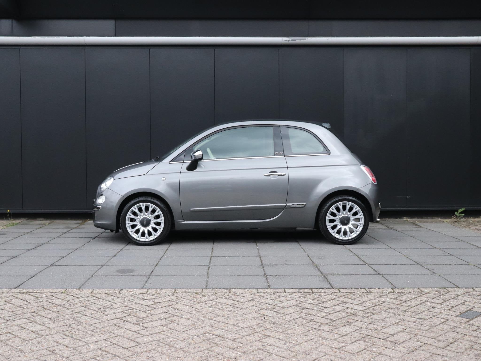 Fiat 500 C 0.9 TwinAir Lounge | OPEN DAK | LEDER | ELEK. RAM, Auto's, Fiat, Euro 5, Gebruikt, 31 €/maand, Cabriolet