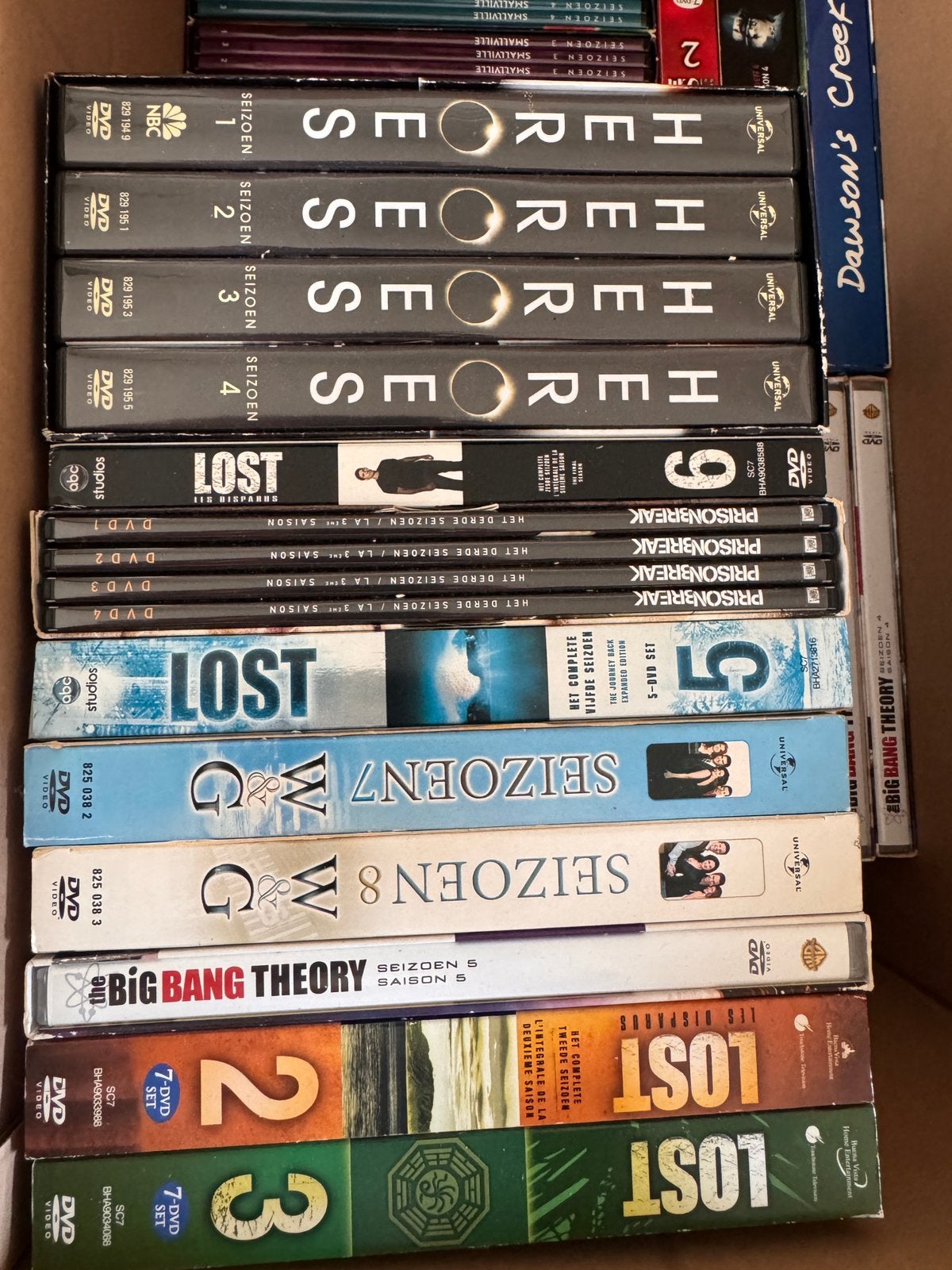 Dvds verschillende series, Cd's en Dvd's, Dvd's | Tv en Series, Alle leeftijden, Ophalen of Verzenden, Zo goed als nieuw, Overige genres