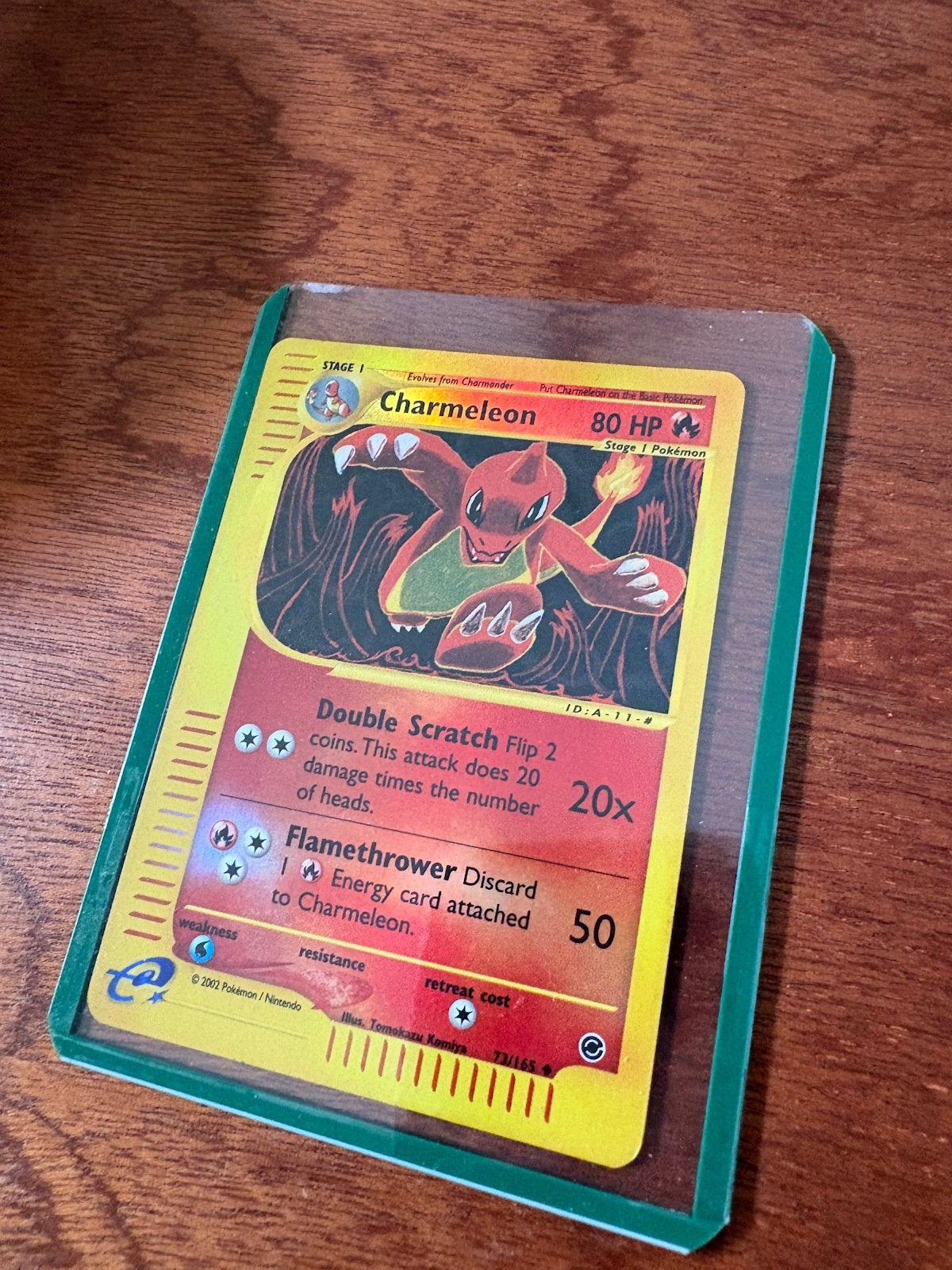 Pokémon Charmeleon 73/165 Reverse Holo – Expedition Base Set, Ophalen of Verzenden, Zo goed als nieuw