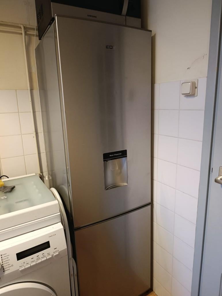 EDY Koelkast met vriesvak en water dispenser, Ophalen, Gebruikt, 200 liter of meer, 160 cm of meer