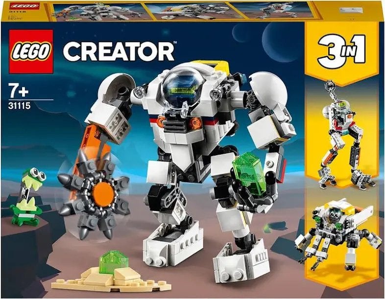 Complete Lego Creator 31115 Ruimtemijnrobot, Ophalen of Verzenden, Gebruikt