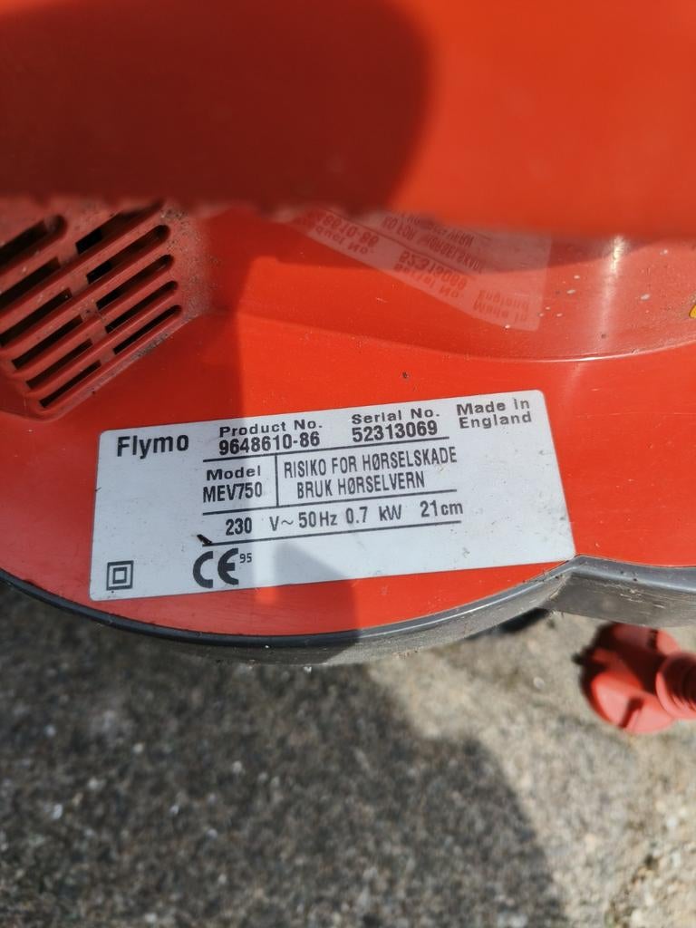 Flymo GV 750 S Bladblazer/Zuiger - Gebruikt, Ophalen
