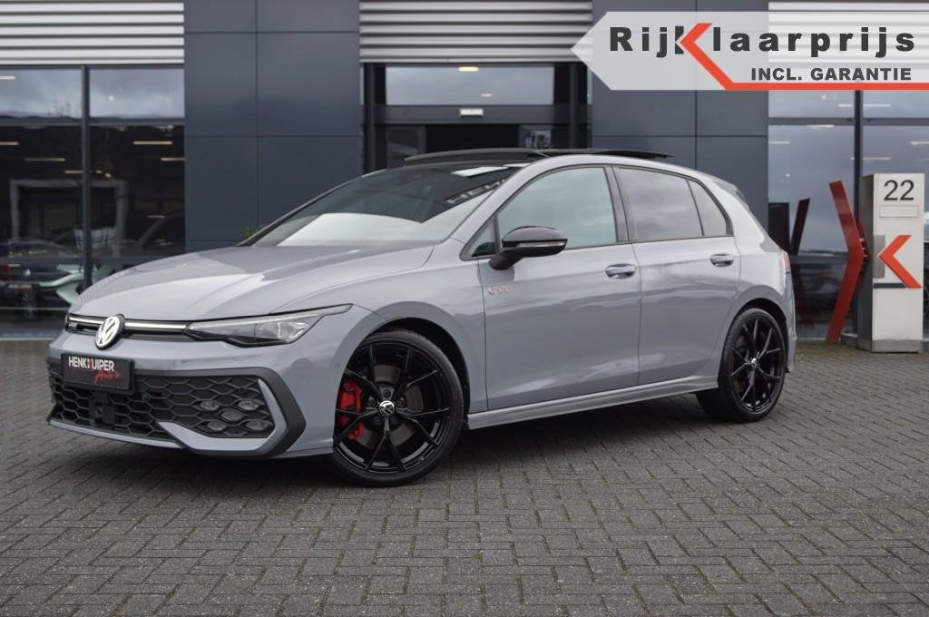 Volkswagen GOLF GTI DSG 265pk Facelift / Panodak / Black/ 19, Stuurwielverwarming, Gebruikt, Huisgarantie, 4 cilinders