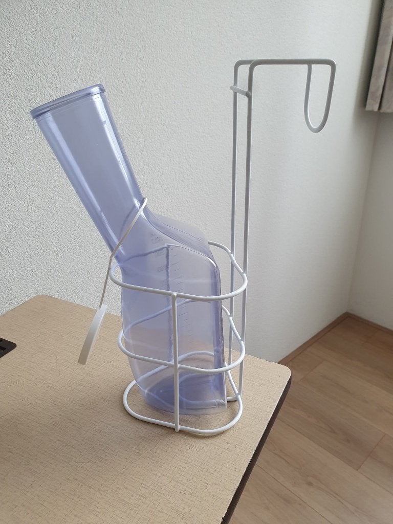 Urinaal houder / plasfles voor mannen (1000 ml), Ophalen, Zo goed als nieuw