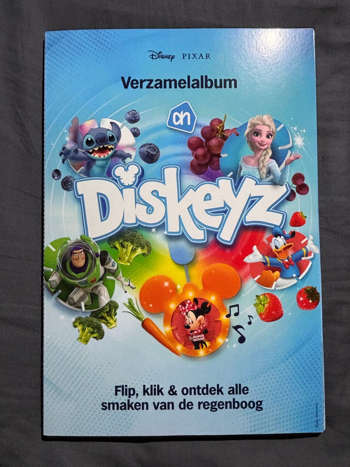 Disney Pixar Diskeyz Verzamelalbum Albert Heijn, Verzamelen, Ophalen of Verzenden, Nieuw, Strip of Tekenfilm