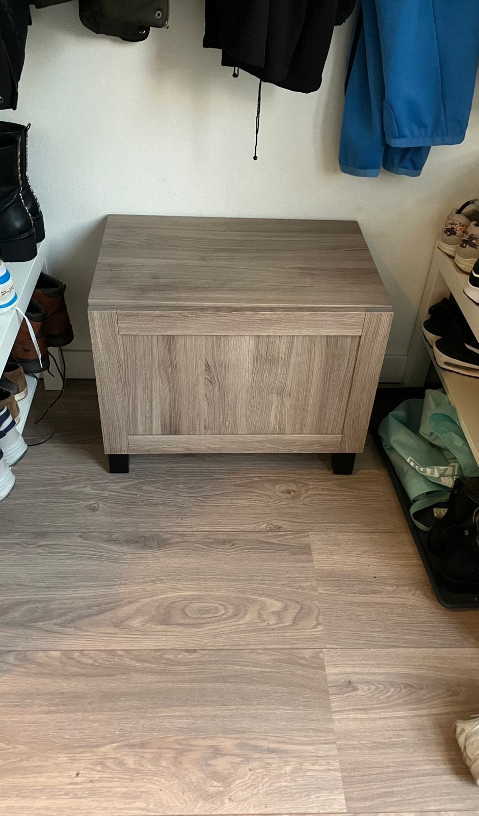 Ikea Besta kastje licht walnoot, Ophalen, Overige materialen, Gebruikt, 50 tot 100 cm