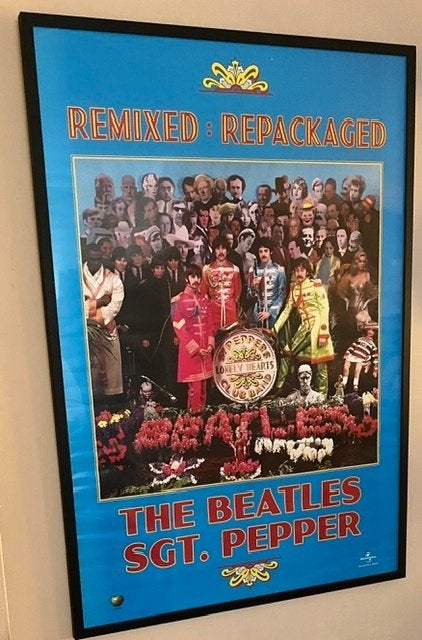 The Beatles 6 Posters in Fotolijst Nieuwstaat, Ophalen, Rechthoekig Staand, Deurposter of groter, Zo goed als nieuw