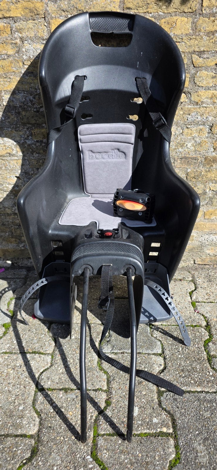 Polisport Boodie Achterzitje - Gebruikt maar in goede staat, Fietsen en Brommers, Ophalen, Achterzitje, 0 t/m 18 kg, Polisport