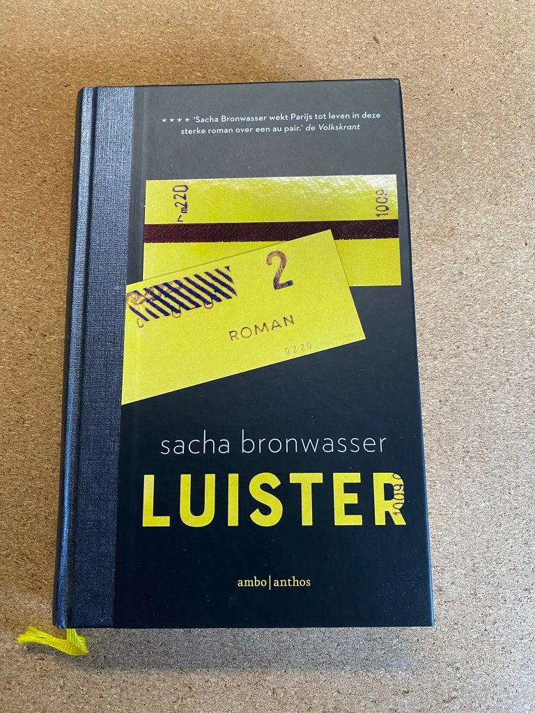 Sascha Bronwasser, Luister, Nieuw, Sacha Bronwasser, Ophalen of Verzenden, Nederland