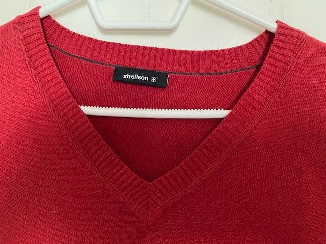 rode pullover Strellson M, Strellson, Maat 48/50 (M), Ophalen of Verzenden, Zo goed als nieuw