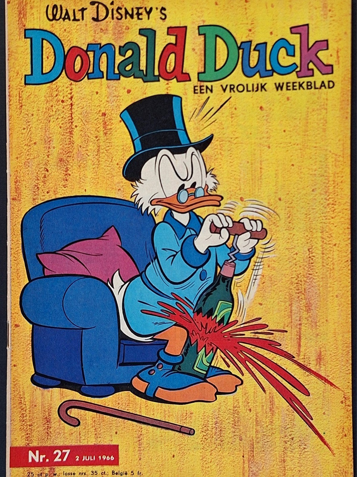 Donald Duck 1966 nr. 27, Boeken, Stripboeken, Eén stripboek, Ophalen of Verzenden, Zo goed als nieuw