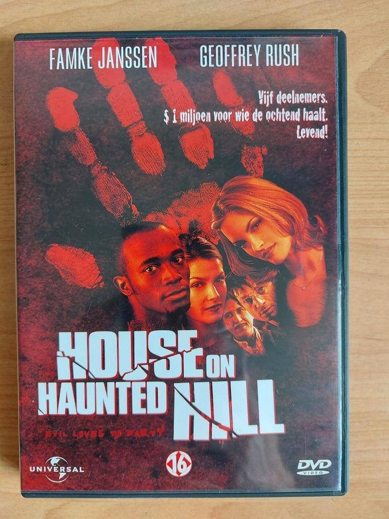 House on Haunted Hill - Famke Janssen Geoffrey Rush, Alle leeftijden, Ophalen of Verzenden, Zo goed als nieuw, Overige genres